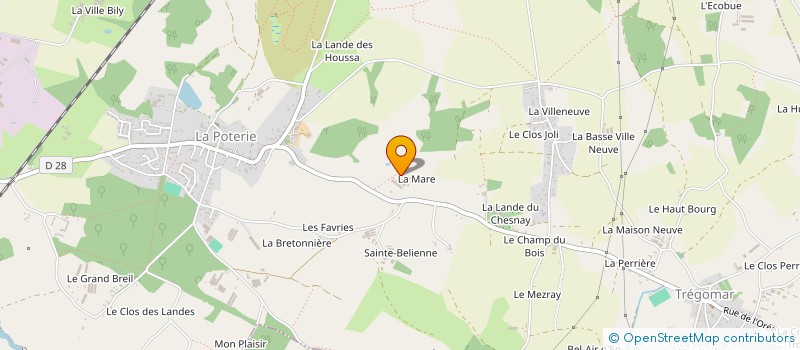 localisation de l'entreprise SCEA FERME DE LA MARE à LAMBALLE-ARMOR