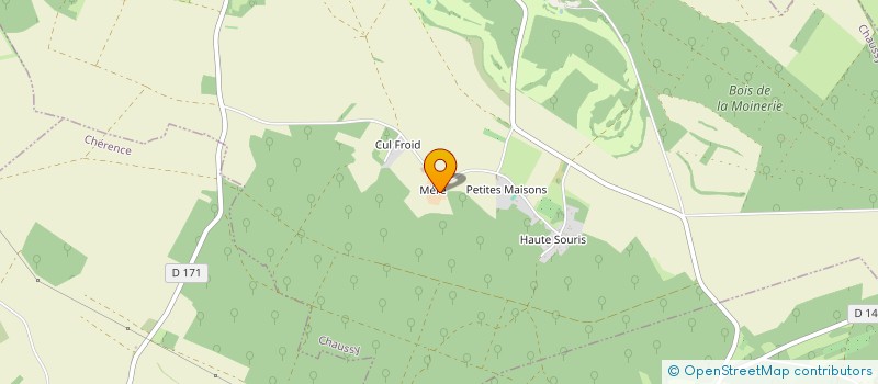 localisation de l'entreprise SCEA FERME DE MERE à CHAUSSY