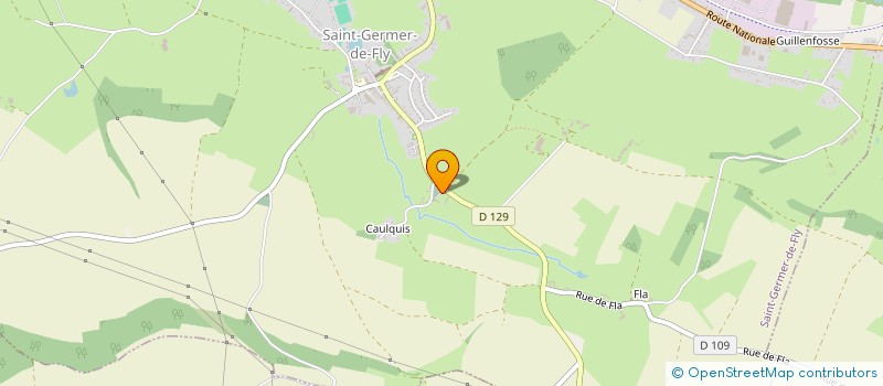 localisation de l'entreprise SCEA FERME DE MONTAGNY  SAINT-GERMER-DE-FLY