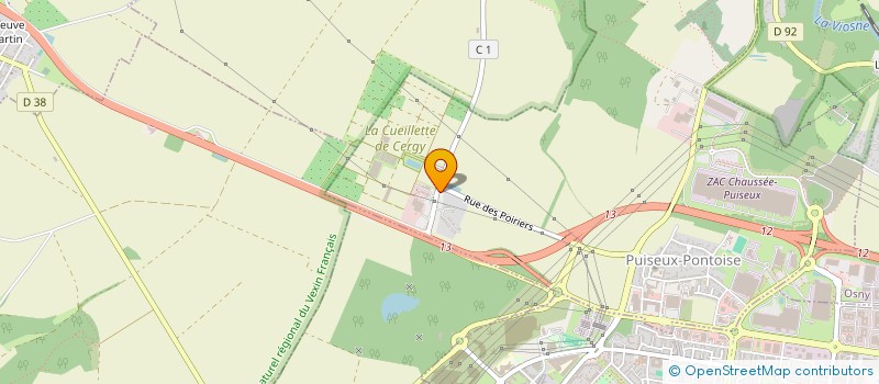 localisation de l'entreprise SCEA FERME DES CELESTINS à PUISEUX-PONTOISE