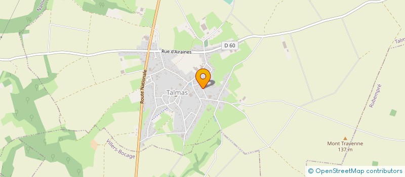 localisation de l'entreprise SCEA FERME DES TROIS COMTESSES à TALMAS