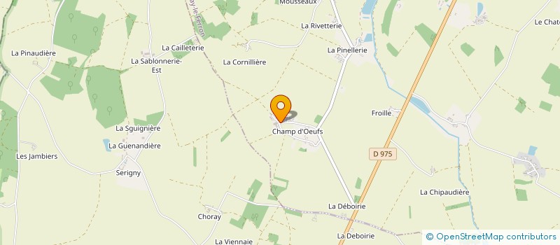 localisation de l'entreprise SCEA FERME DU CAROIRE à AZAY-LE-FERRON