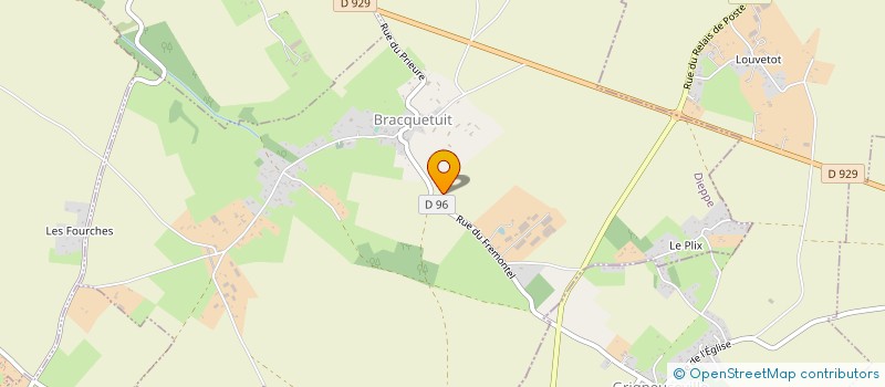 localisation de l'entreprise SCEA FERME DU MARAIS  BRACQUETUIT