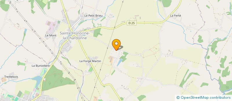 localisation de l'entreprise SCEA FERRIERE à SAINTE-HONORINE-LA-CHARDONNE