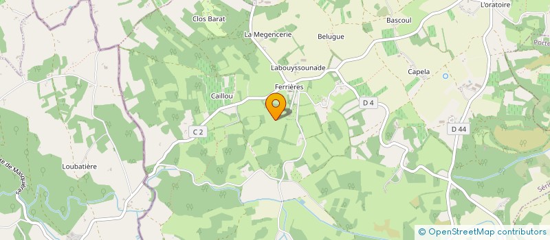 localisation de l'entreprise SCEA FERRIERES  SERIGNAC