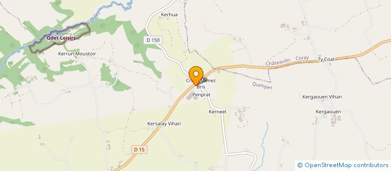 localisation de l'entreprise SCEA FLEUR DE L'ODET à ELLIANT