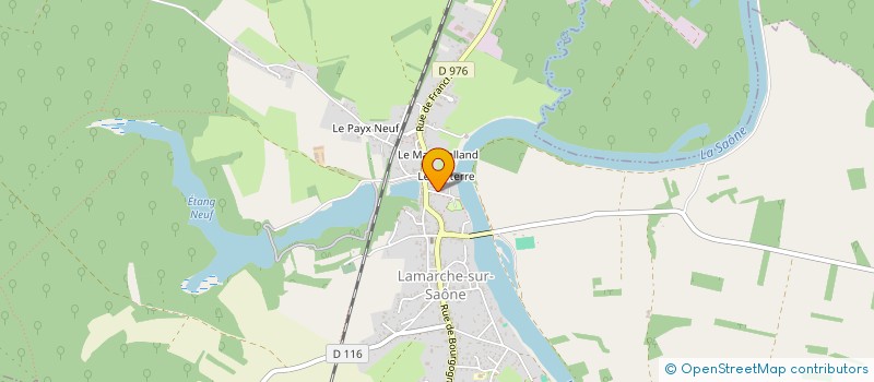 localisation de l'entreprise SCEA FONTAINE NAULIER  LAMARCHE-SUR-SAONE