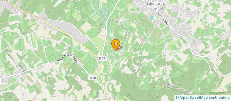 localisation de l'entreprise SCEA FONTASQUIELLE ST MARTIN  VENASQUE