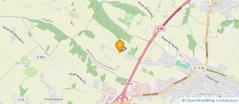 localisation de l'entreprise SCEA FORET FRUITIERE DES BIRATS  MONTASTRUC-LA-CONSEILLERE