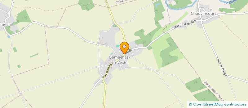 localisation de l'entreprise SCEA FORZY  GAMACHES-EN-VEXIN