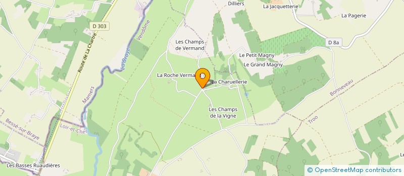 localisation de l'entreprise SCEA FRAIN à SOUGE