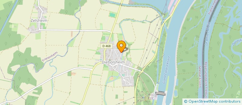 localisation de l'entreprise SCEA FRITSCH  DIEBOLSHEIM