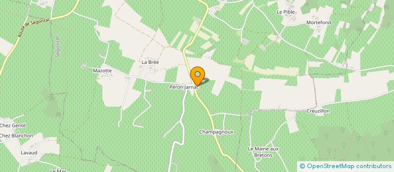 localisation de l'entreprise SCEA FROIN à SEGONZAC