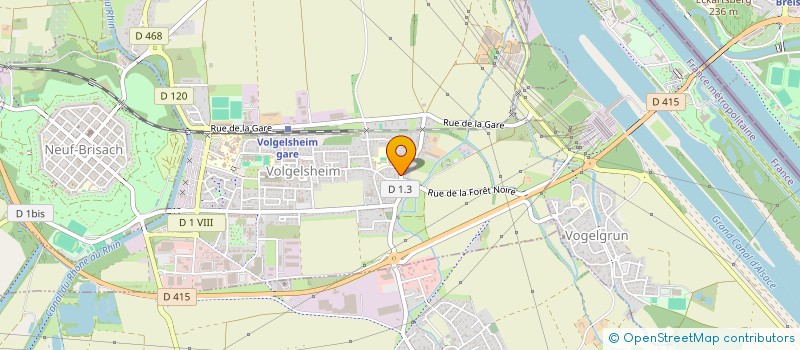 localisation de l'entreprise SCEA FUCHS DANIEL  VOLGELSHEIM