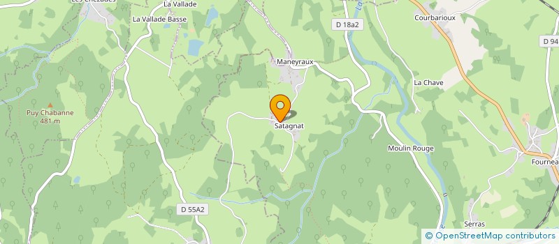 localisation de l'entreprise SCEA GABIACHE LE MARCHAND à SAINT-MEDARD-LA-ROCHETTE