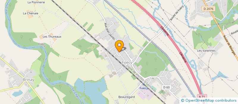 localisation de l'entreprise SCEA GABILLOUX  SAINTE-THORETTE