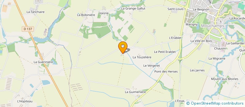 localisation de l'entreprise SCEA GALLARD  MOUCHAMPS