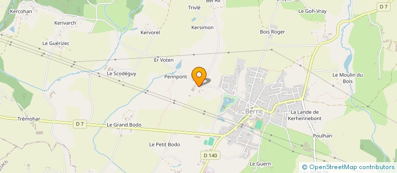 localisation de l'entreprise SCEA GALOE à BERRIC