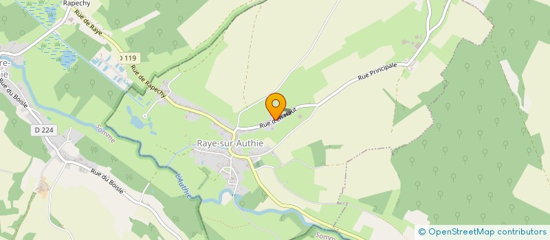 localisation de l'entreprise SCEA GAMBIER FERME DES GRES  RAYE-SUR-AUTHIE