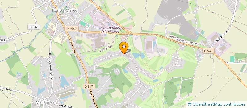 localisation de l'entreprise SCEA GAMER  MERIGNIES