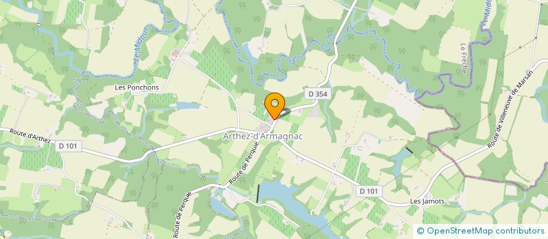 localisation de l'entreprise SCEA GARBAGE  ARTHEZ-D'ARMAGNAC