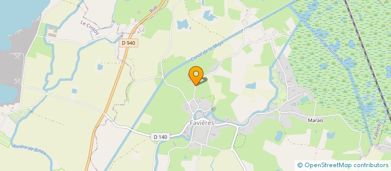 localisation de l'entreprise SCEA GARBE  FAVIERES