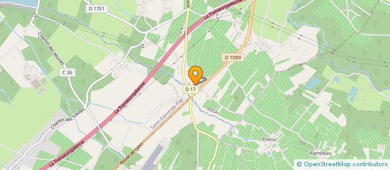 localisation de l'entreprise SCEA GAURY DUBOS  ABZAC