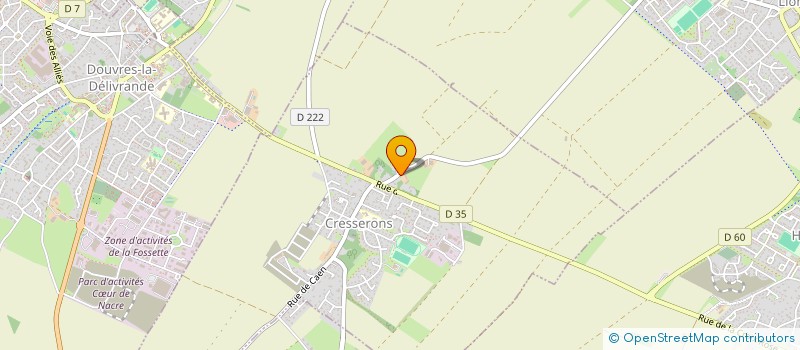 localisation de l'entreprise SCEA GAUTIER  CRESSERONS