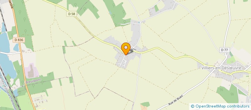 localisation de l'entreprise SCEA GEGU PIERRE  VILLIERS-EN-DESUVRE