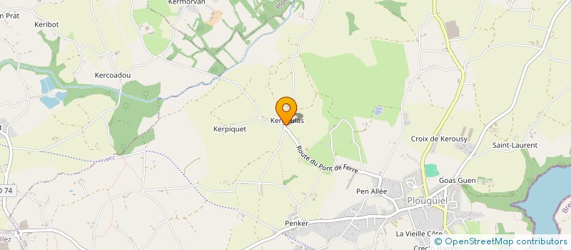 localisation de l'entreprise SCEA GELARD à MINIHY-TREGUIER