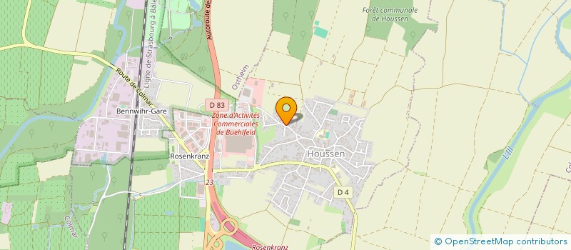 localisation de l'entreprise SCEA GELLY  HOUSSEN