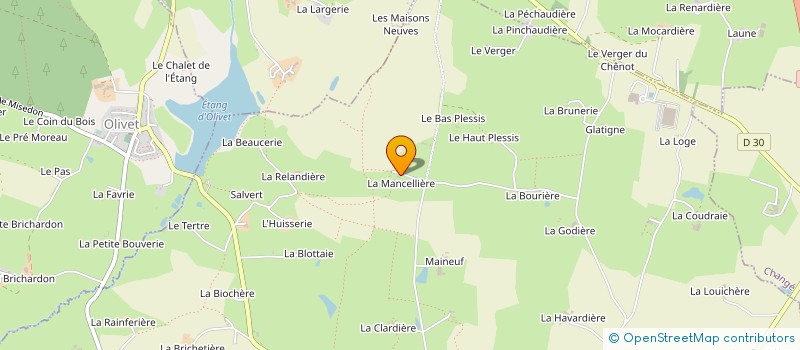 localisation de l'entreprise SCEA GEOLIERE  AHUILLE