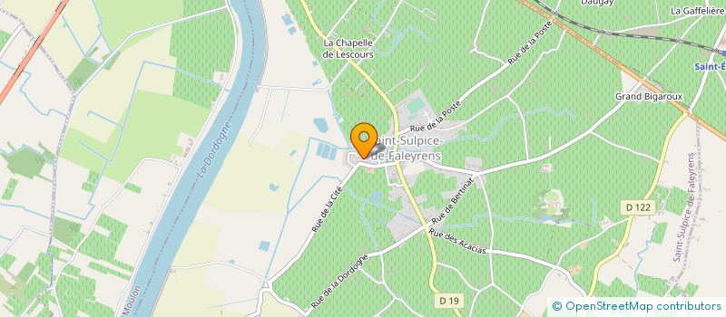 localisation de l'entreprise SCEA GERARD DESCRAMBE  SAINT-SULPICE-DE-FALEYRENS
