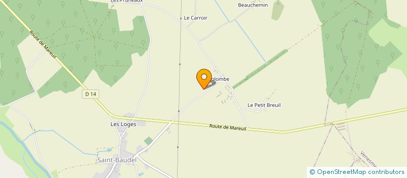 localisation de l'entreprise SCEA GERY  SAINT-BAUDEL