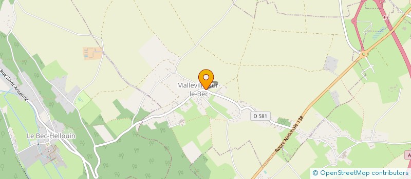 localisation de l'entreprise SCEA GILLES EMMANUEL  MALLEVILLE-SUR-LE-BEC