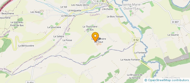 localisation de l'entreprise SCEA GILLES-LEROUTIER à SAINTE-MARIE-OUTRE-L EAU