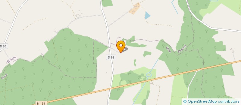 localisation de l'entreprise SCEA GITTON-BAILLY  BAUGY