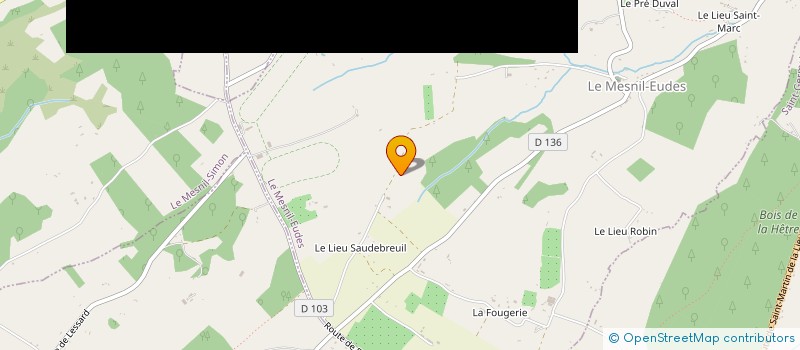 localisation de l'entreprise SCEA GJ JUMPING  LE MESNIL-EUDES