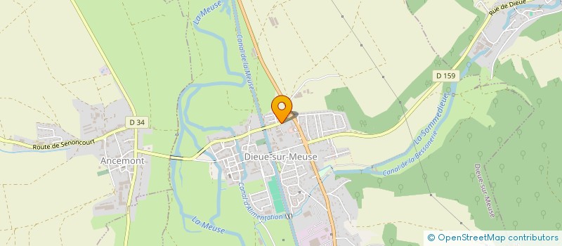 localisation de l'entreprise SCEA GLS à DIEUE-SUR-MEUSE