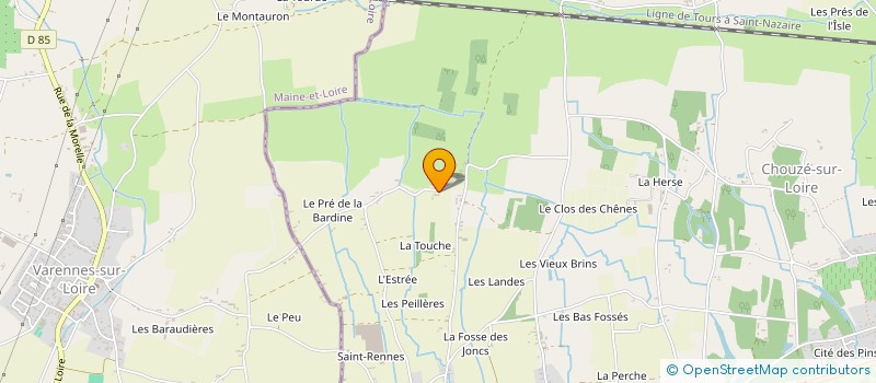 localisation de l'entreprise SCEA GM  CHOUZE-SUR-LOIRE