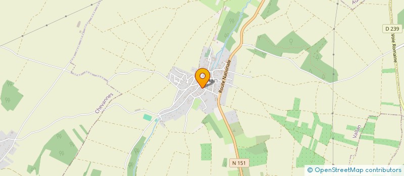 localisation de l'entreprise SCEA GOBIER à VALLAN