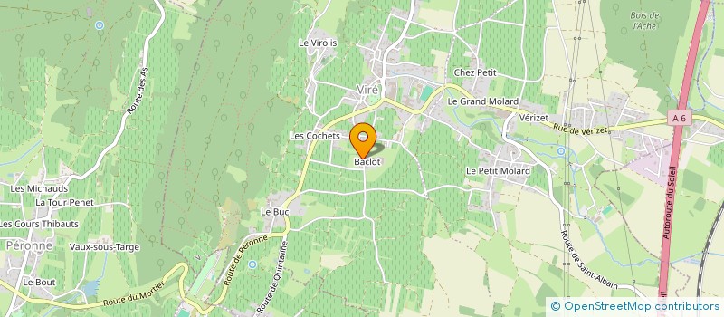 localisation de l'entreprise SCEA GONDARD LAURENT ET FILS à VIRE