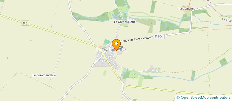 localisation de l'entreprise SCEA GONIN DE LA METAIRIE à SAINT-VALENTIN