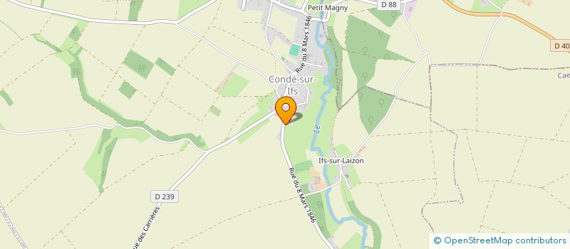 localisation de l'entreprise SCEA GOUPIL à CONDE-SUR-IFS