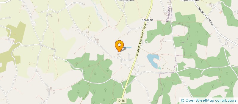 localisation de l'entreprise SCEA GOURVIL  PLOUGASNOU