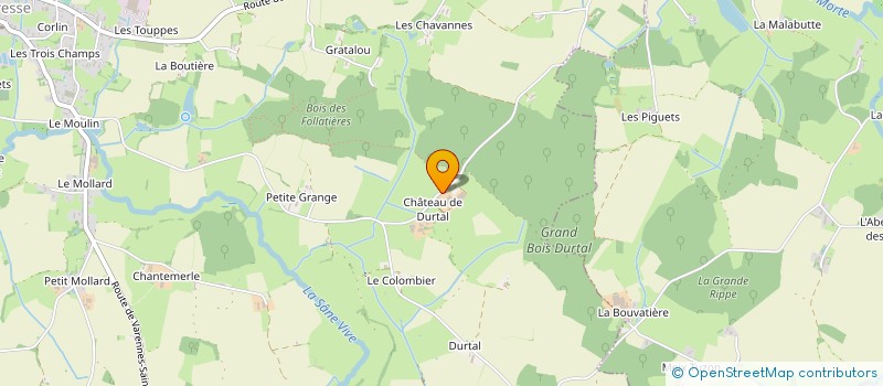 localisation de l'entreprise SCEA GOUX à MONTPONT-EN-BRESSE