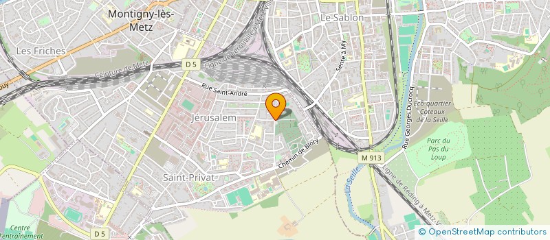 localisation de l'entreprise SCEA GRANGE LE MERCIER à MONTIGNY-LES-METZ
