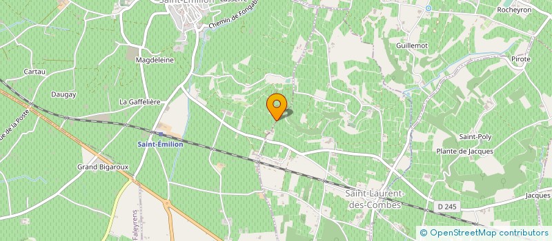 localisation de l'entreprise SCEA GRATIOT à SAINT-LAURENT-DES-COMBES