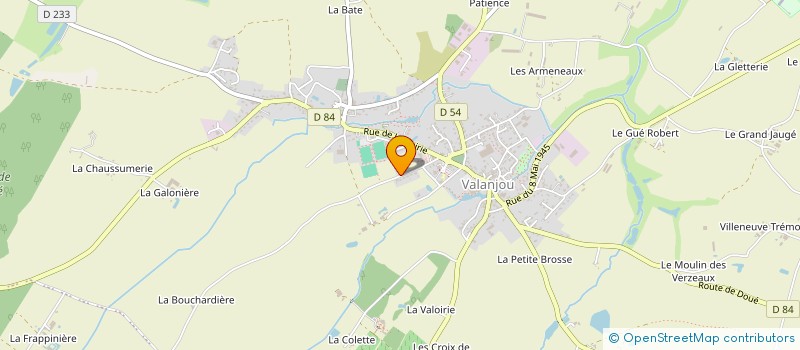 localisation de l'entreprise SCEA GREGOIRE à CHEMILLE-EN-ANJOU