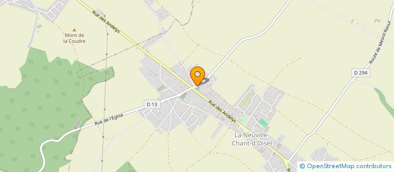 localisation de l'entreprise SCEA GROULT  LA NEUVILLE-CHANT-D'OISEL